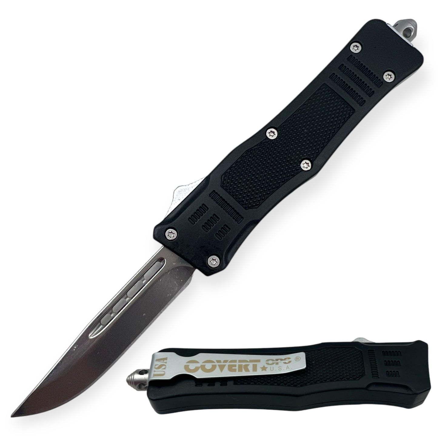 Covert Ops® OTF 7 Inch Auto Drop Point Blade