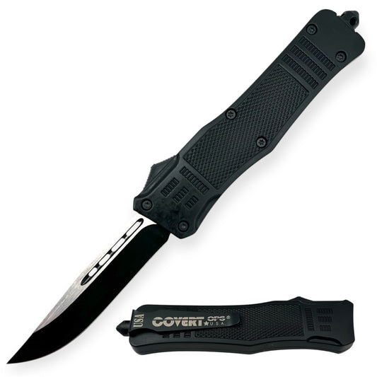 Covert Ops® OTF 9.25 Inch Drop Point  Blade Carrying Case