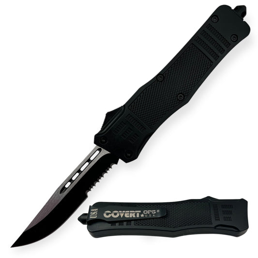 Covert Ops® OTF 9.25 Inch Drop Point Blade/Carrying Case
